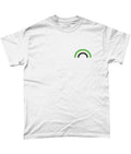 Asexual Rainbow T-Shirt 🖤🤍💜 | LGBTQ+ Pride Clothing | Asexual Pride Gift
