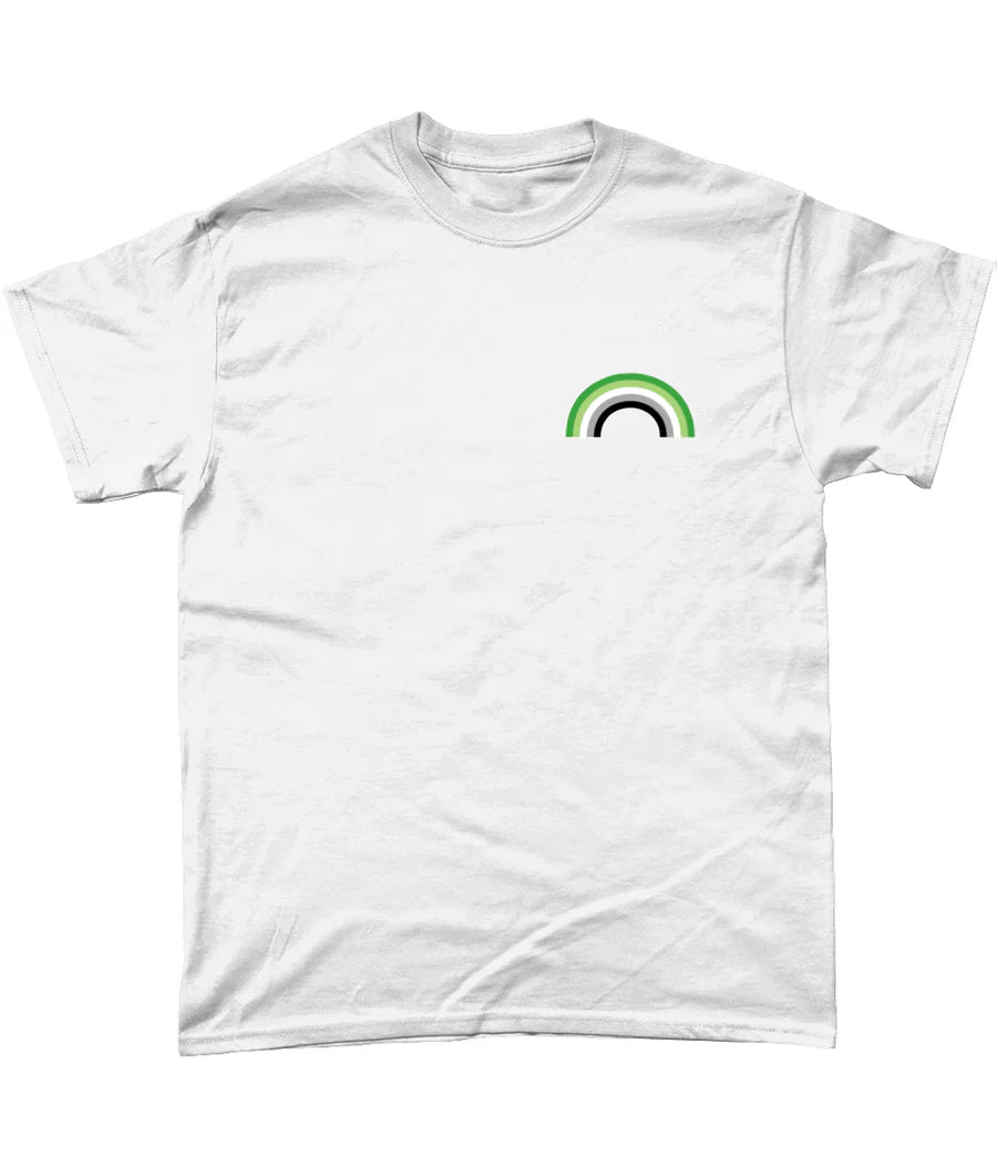 Asexual Rainbow T-Shirt 🖤🤍💜 | LGBTQ+ Pride Clothing | Asexual Pride Gift