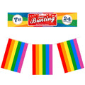 Rainbow Pride Flag Bunting 23ft 🌈 | LGBTQ+ Party Decoration