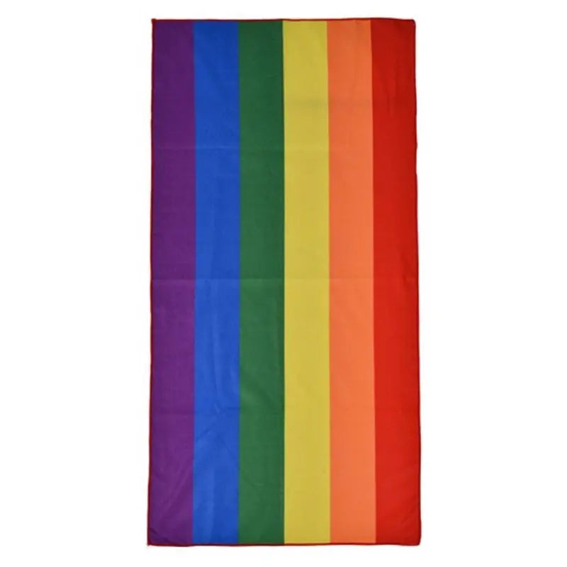 Rainbow Pride Microfiber Beach Towel 🌈 | LGBTQ+ Pride Gift