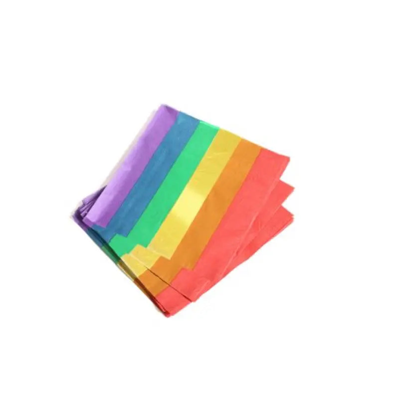 Rainbow Pride Napkins 20 Pack 🌈✨ | LGBTQ+ Party Supplies | Gold Foil
