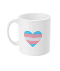 Transgender Heart Mug 🪯❤️ | LGBTQ+ Pride Gift