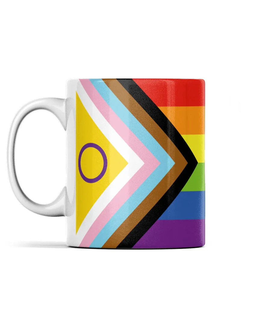 Updated Progress Pride Flag Mug 🏳️‍🌈 | Intersex-Inclusive LGBTQ+ Gift