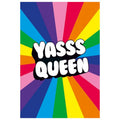 Yasss Queen Fridge Magnet 👑🌈 | Fun LGBTQ+ Pride Gift