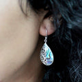 Shell & Silver Earrings | Classic Disc MOP | Handcrafted 925 Silver