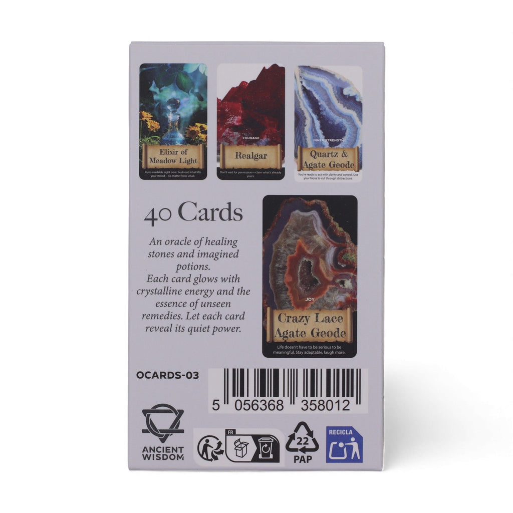 Crystals & Elixirs oracle card deck gift idea meditation mindfulness UK