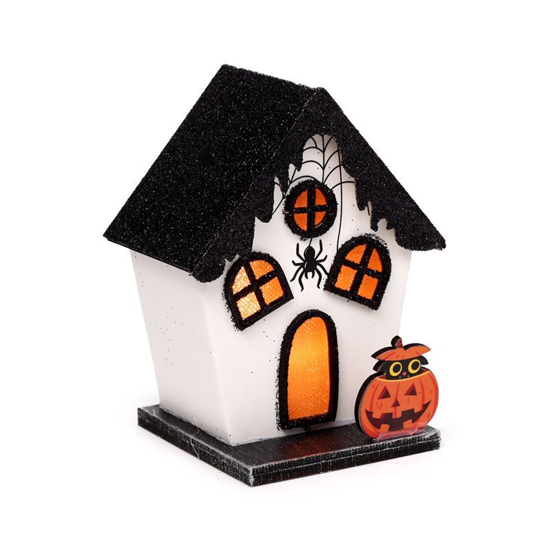 Spooky Spider House LED Halloween Decoration