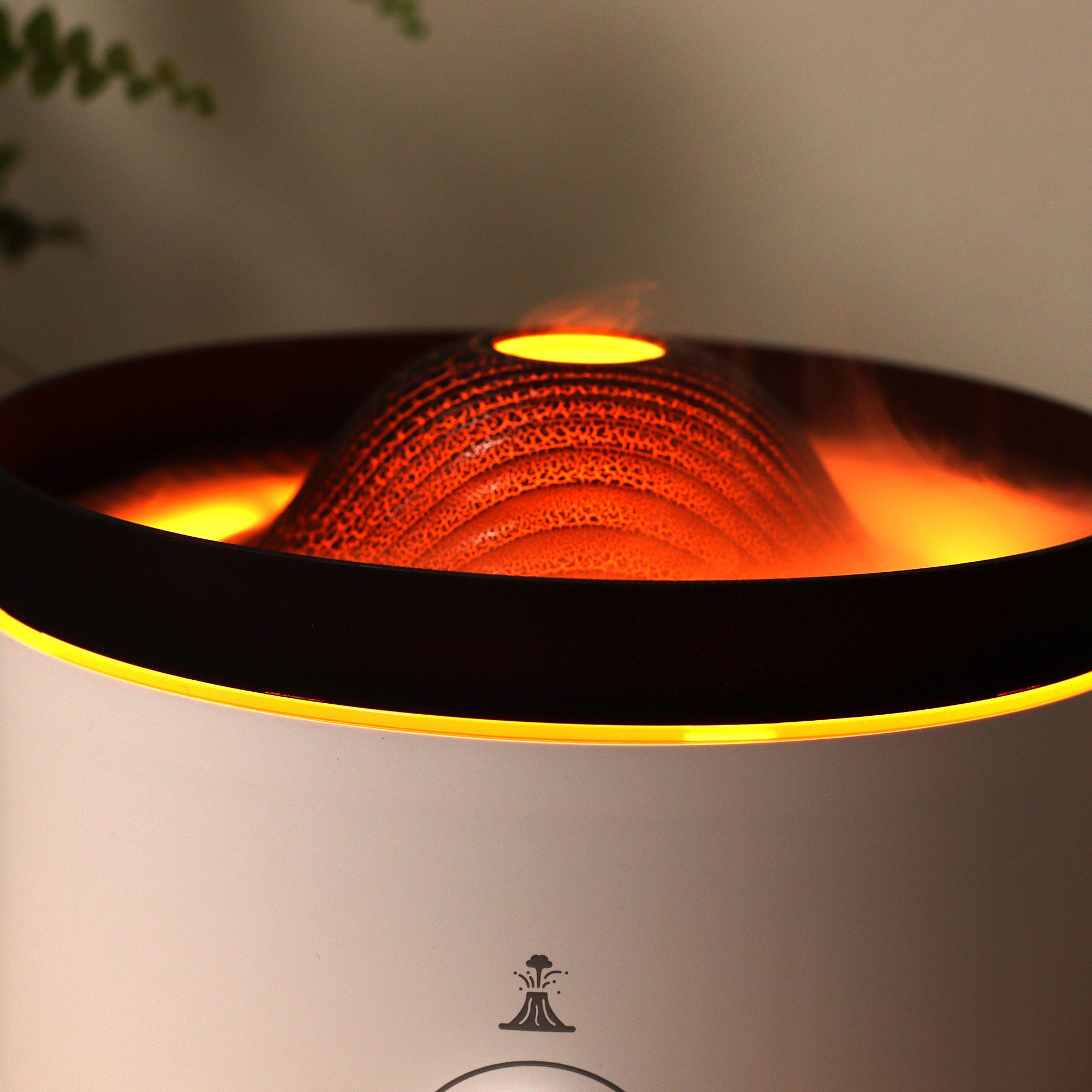 Large Volcano Effect Aroma Diffuser | 560ml Plug-In Ultrasonic