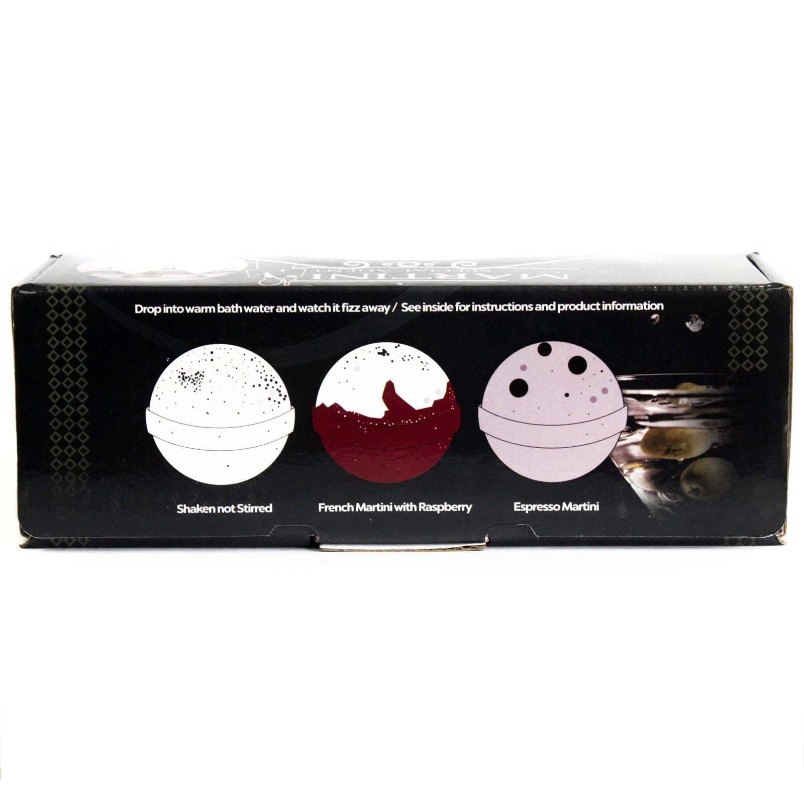 Martini Cocktail Bath Bombs — Set of 3 | Luxury Gift Set