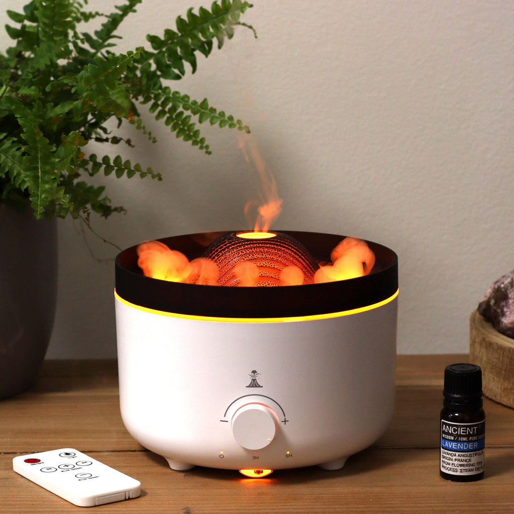 Large Volcano Effect Aroma Diffuser | 560ml Plug-In Ultrasonic