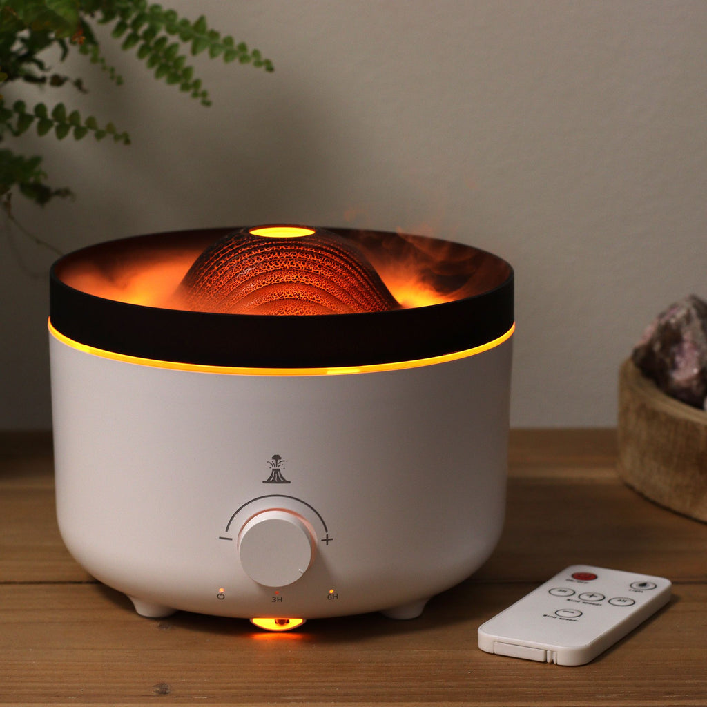 Large Volcano Effect Aroma Diffuser | 560ml Plug-In Ultrasonic