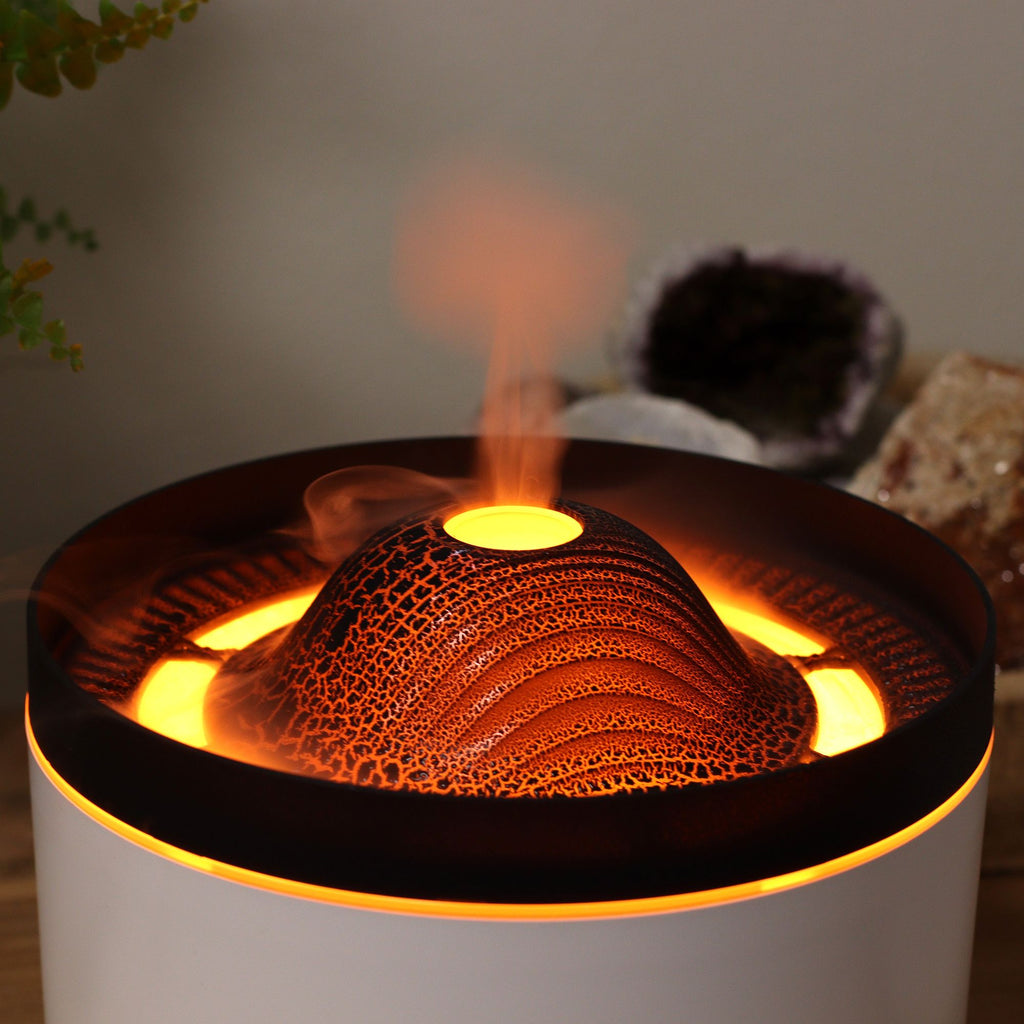 Large Volcano Effect Aroma Diffuser | 560ml Plug-In Ultrasonic