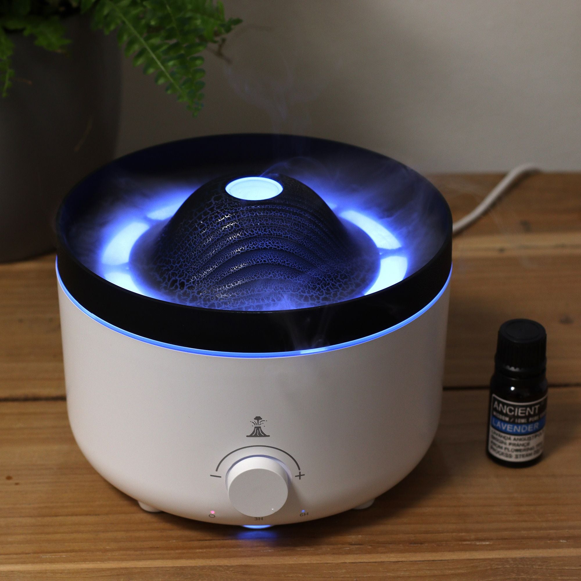 Large Volcano Effect Aroma Diffuser | 560ml Plug-In Ultrasonic