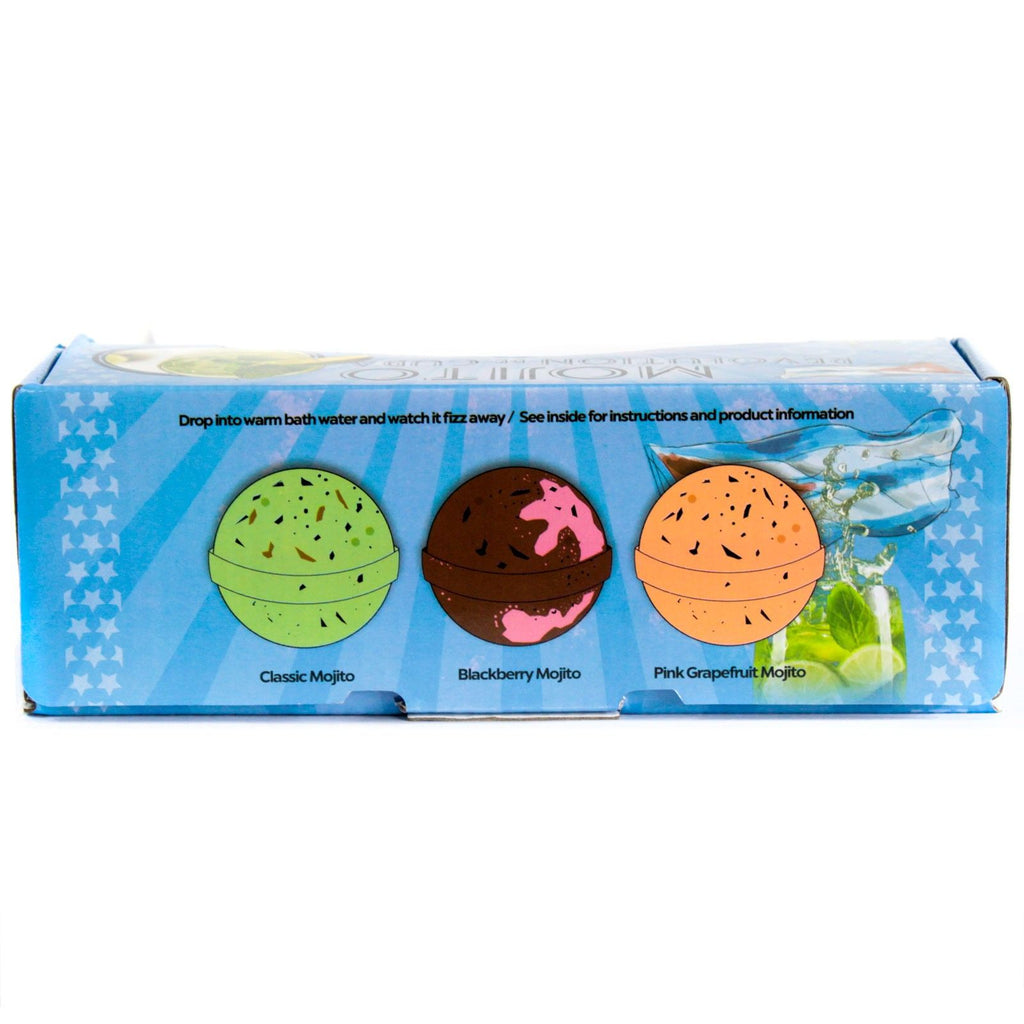 Mojito Cocktail Bath Bombs — Set of 3 | Luxury Gift Set