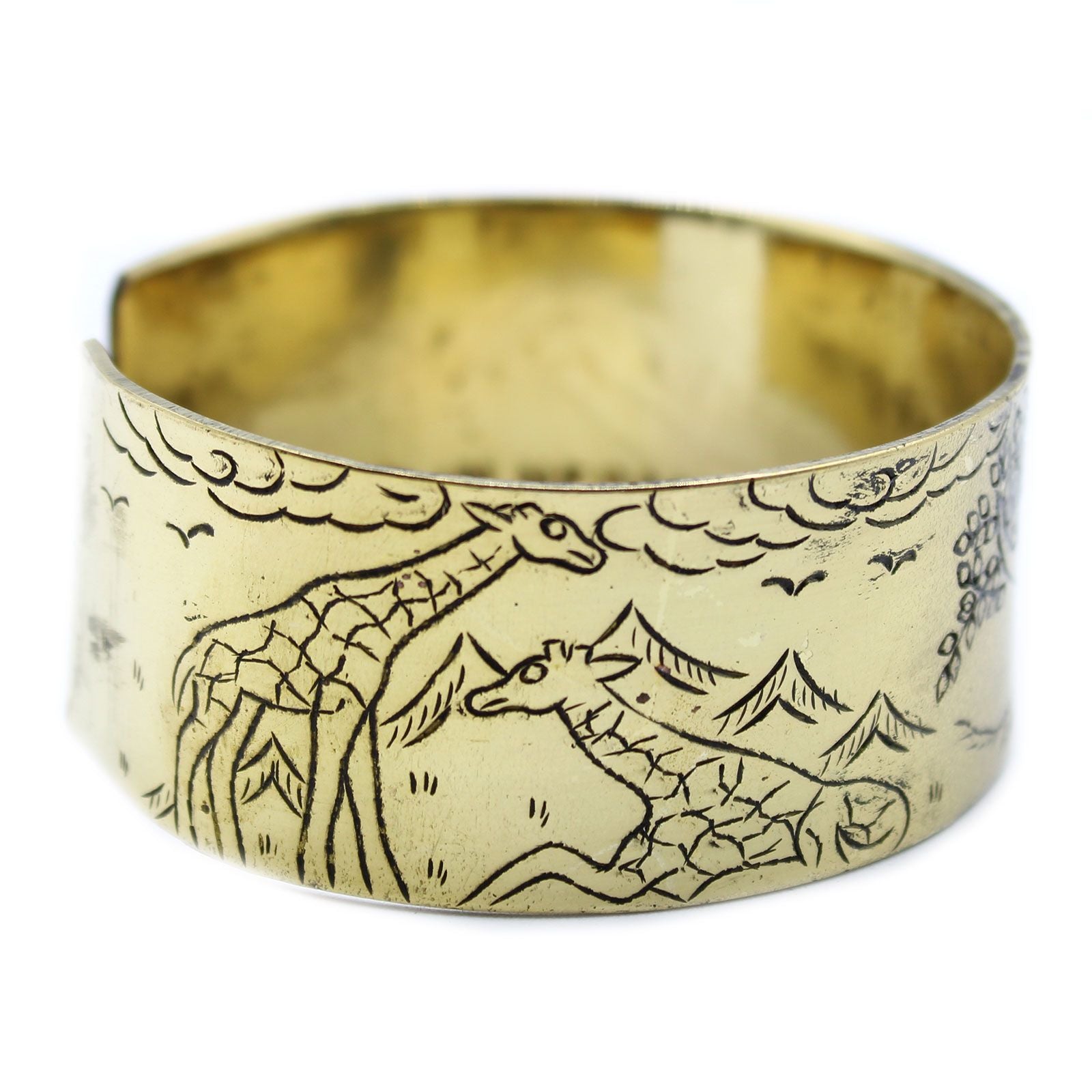 Brass Tibetan Mantra Bracelet | Tree of Life | Sacred Symbol Jewellery