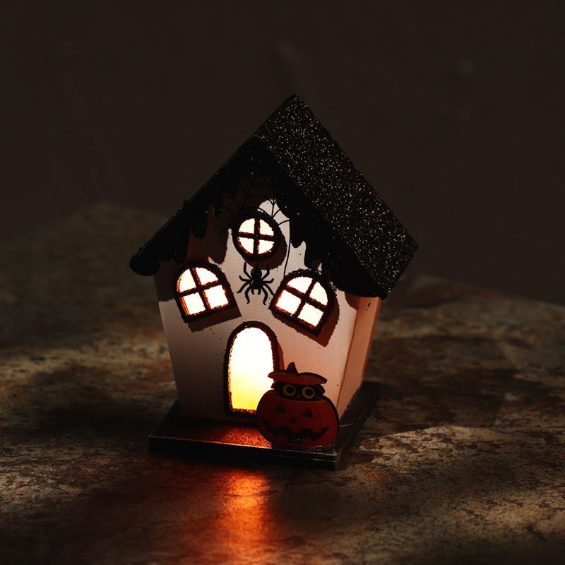 Spooky Spider House LED Halloween Decoration