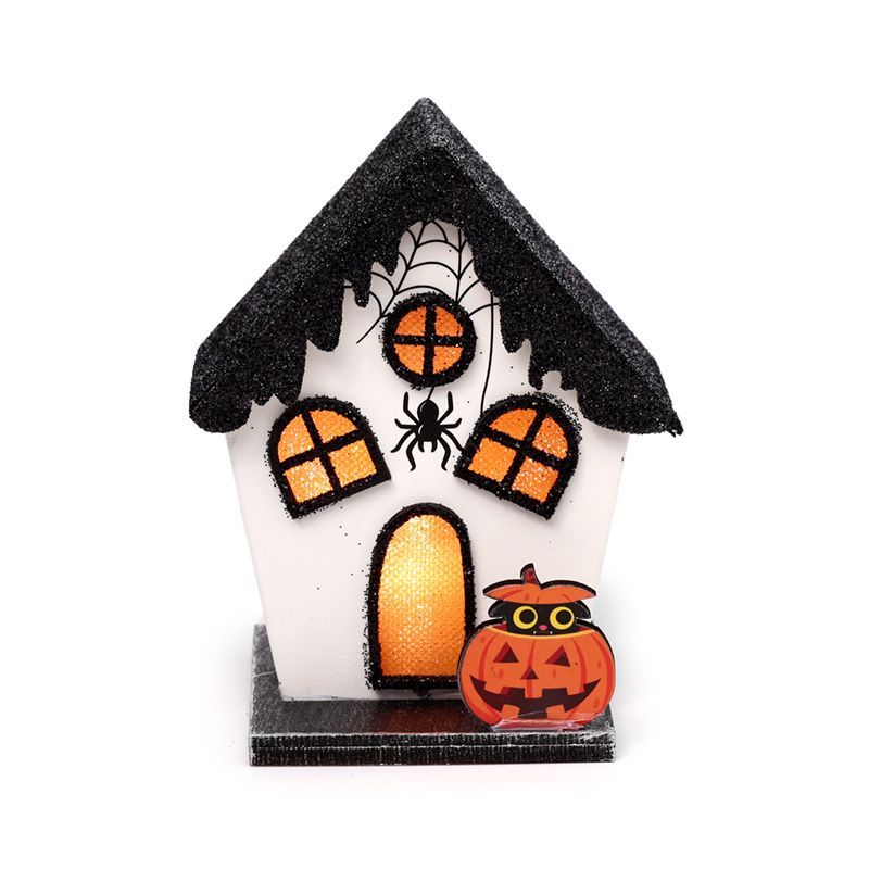 Spooky Spider House LED Halloween Decoration