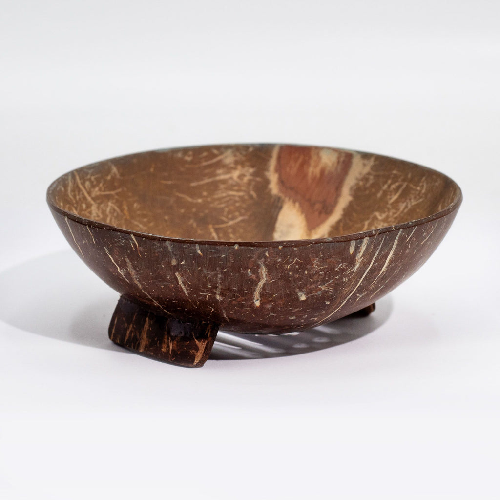 Natural Coconut Shell Soap Dish | Round | Eco-Friendly | 11cm