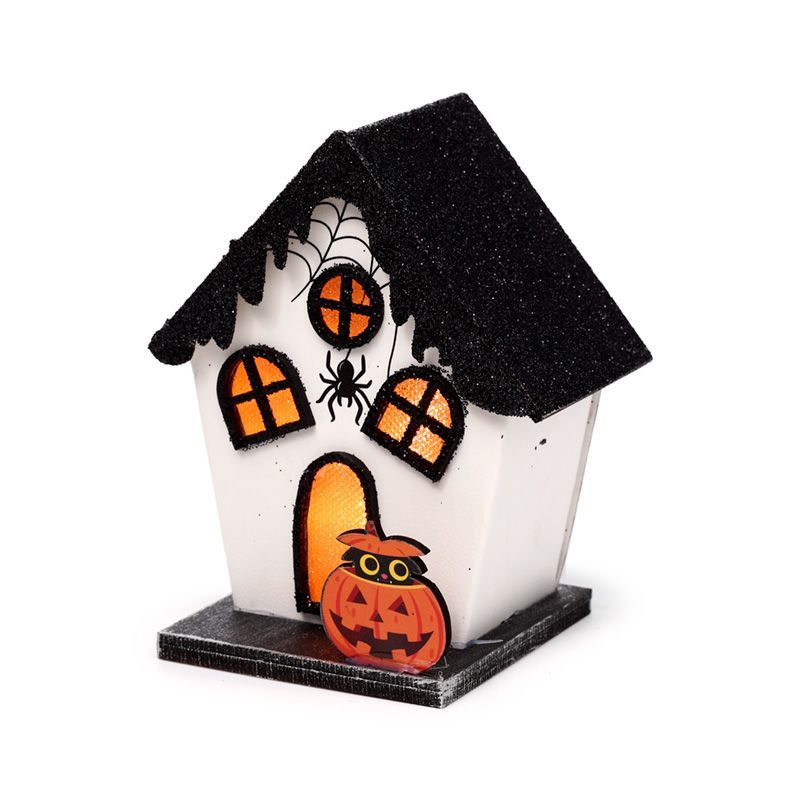 Spooky Spider House LED Halloween Decoration