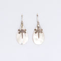 Shell & Silver Earrings | Dragonflies MOP | Handcrafted 925 Silver