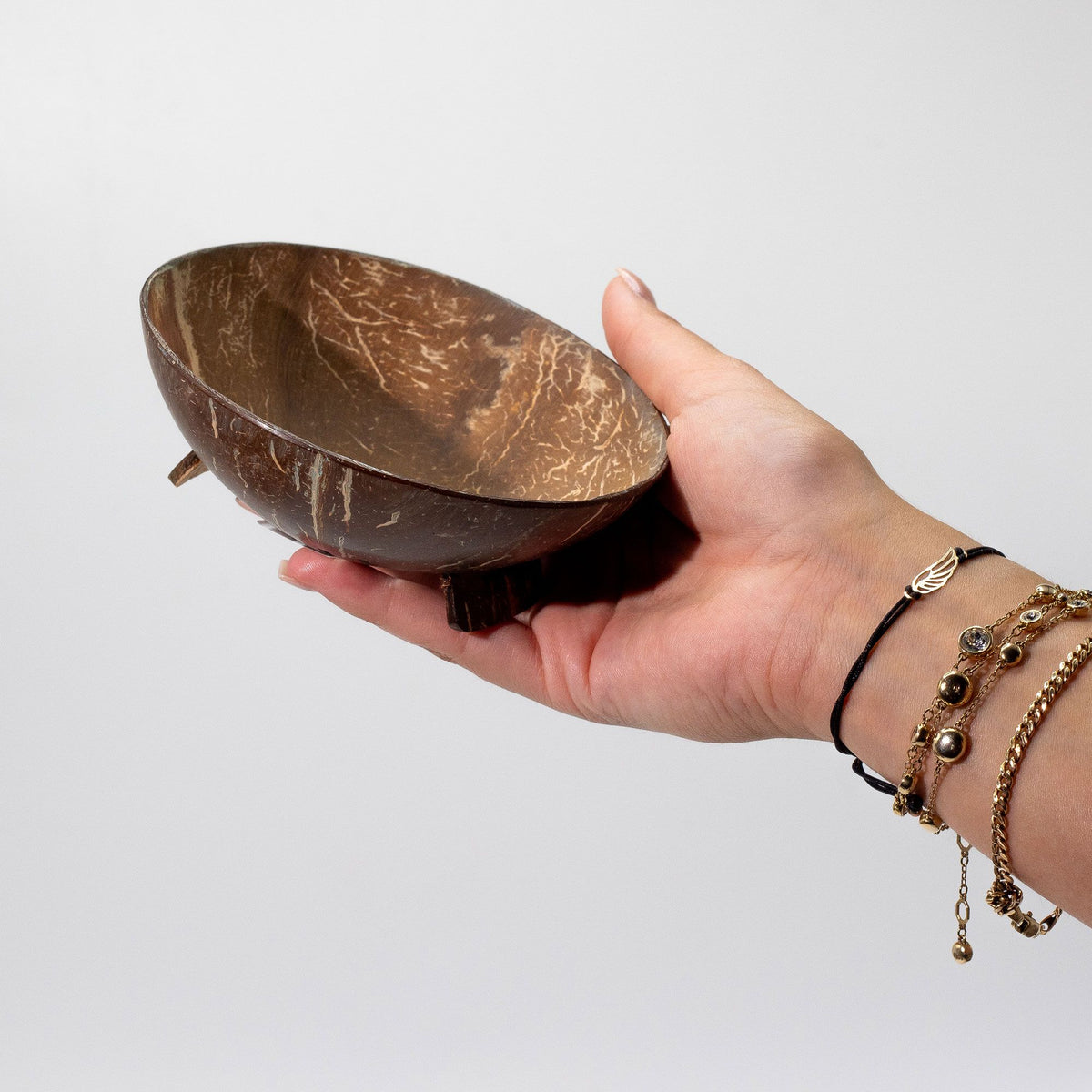 Natural Coconut Shell Soap Dish | Round | Eco-Friendly | 11cm