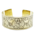 Brass Tibetan Bracelet | Five Buddha | Sacred Buddhist Jewellery