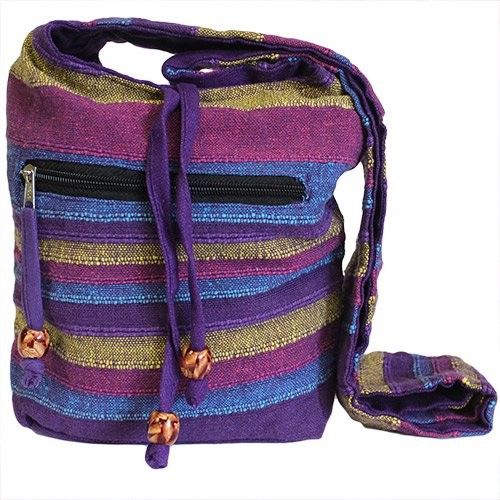 Handcrafted Nepal Sling Bag | Wild Flowers | Everyday & Outdoor
