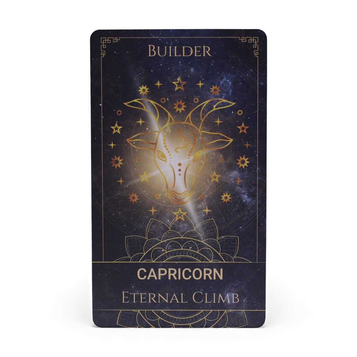 Celestial Energy Atlas Oracle Cards fan spread midnight gold astrology gift