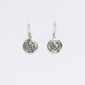 Shell & Silver Earrings | Frangipani Abalone | Handcrafted 925 Silver