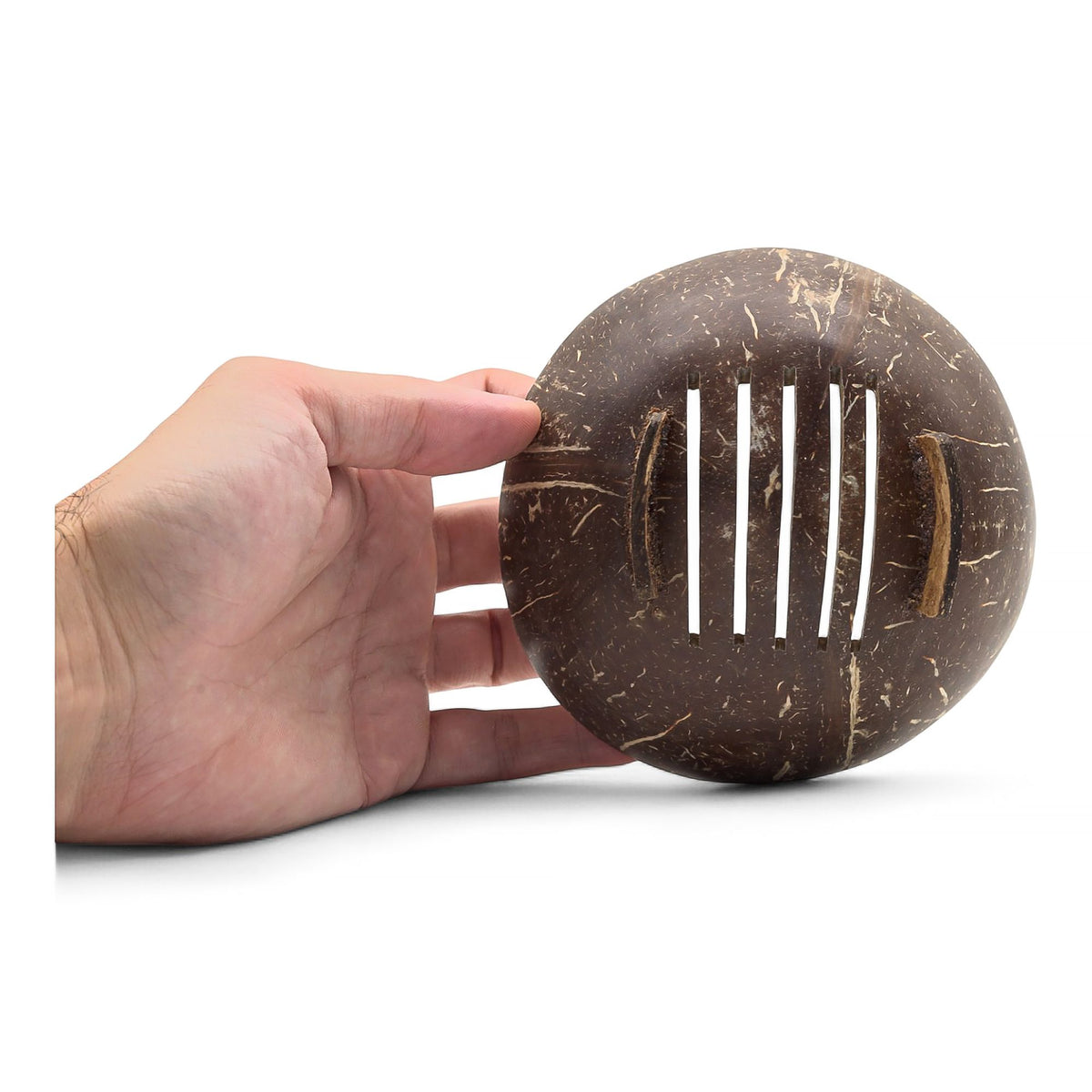Natural Coconut Shell Soap Dish | Round | Eco-Friendly | 11cm