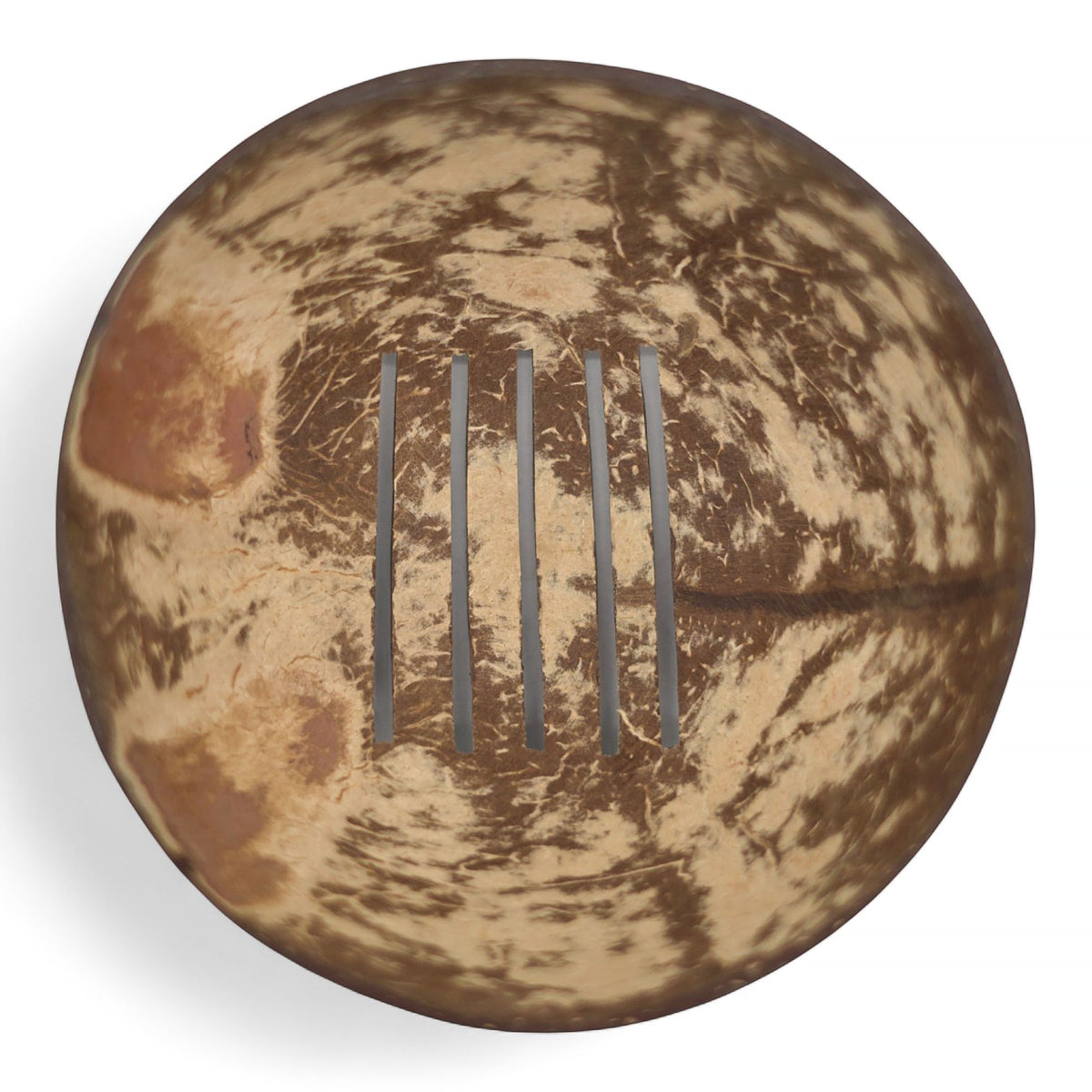 Natural Coconut Shell Soap Dish | Round | Eco-Friendly | 11cm