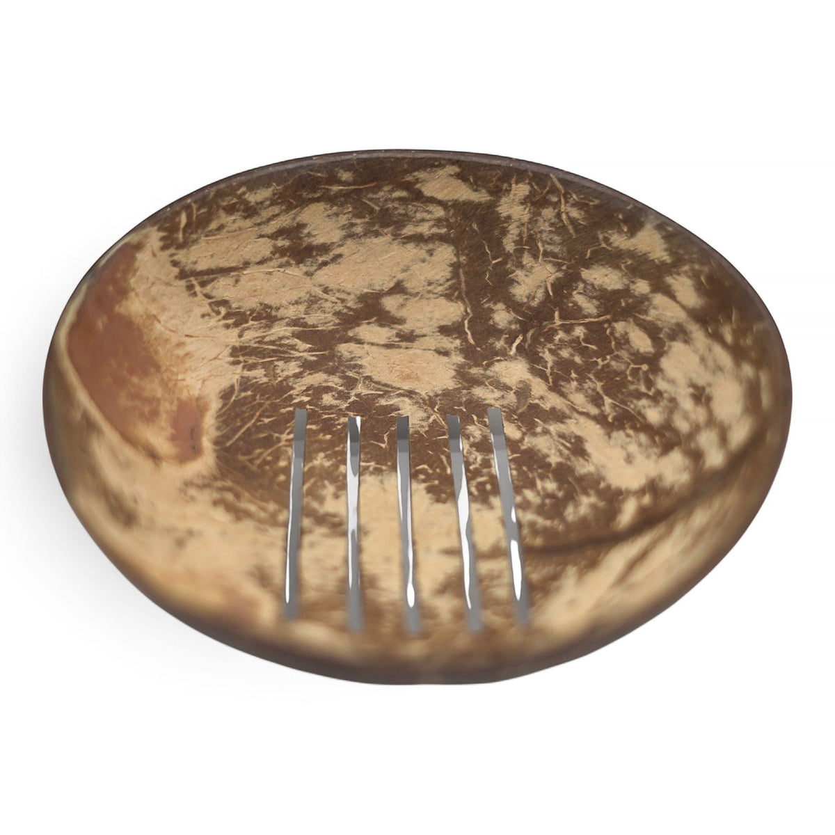 Natural Coconut Shell Soap Dish | Round | Eco-Friendly | 11cm