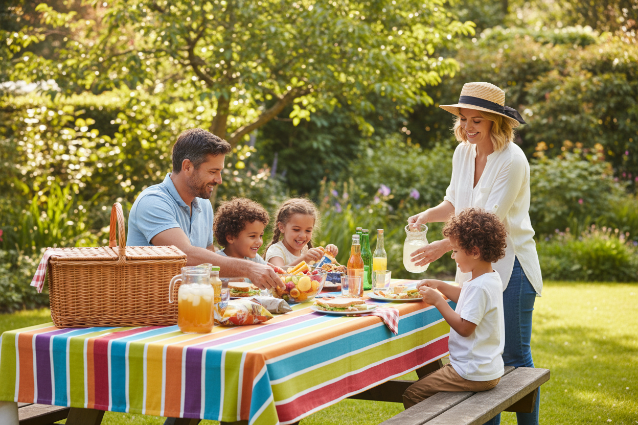 Family Garden Picnic