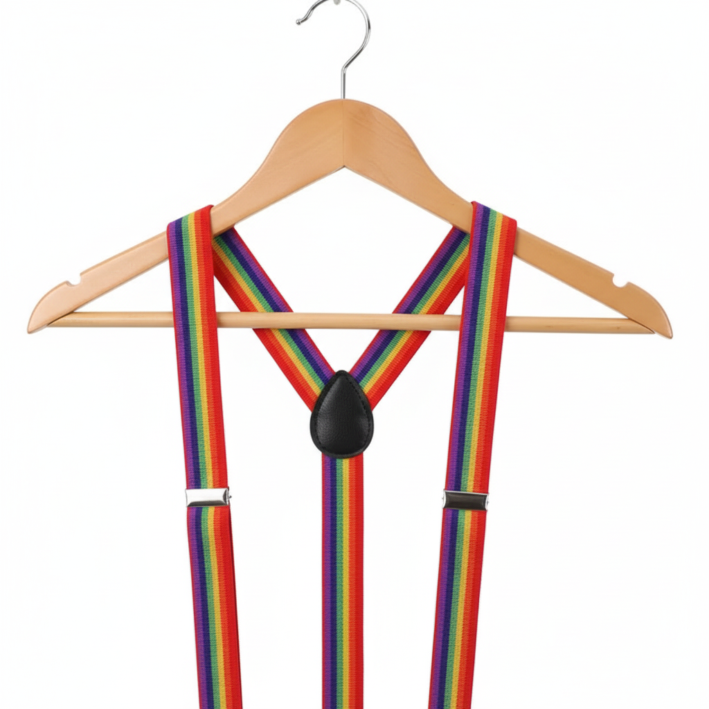 Rainbow Pride Braces/Suspenders 🌈 | LGBTQ+ Festival Accessory