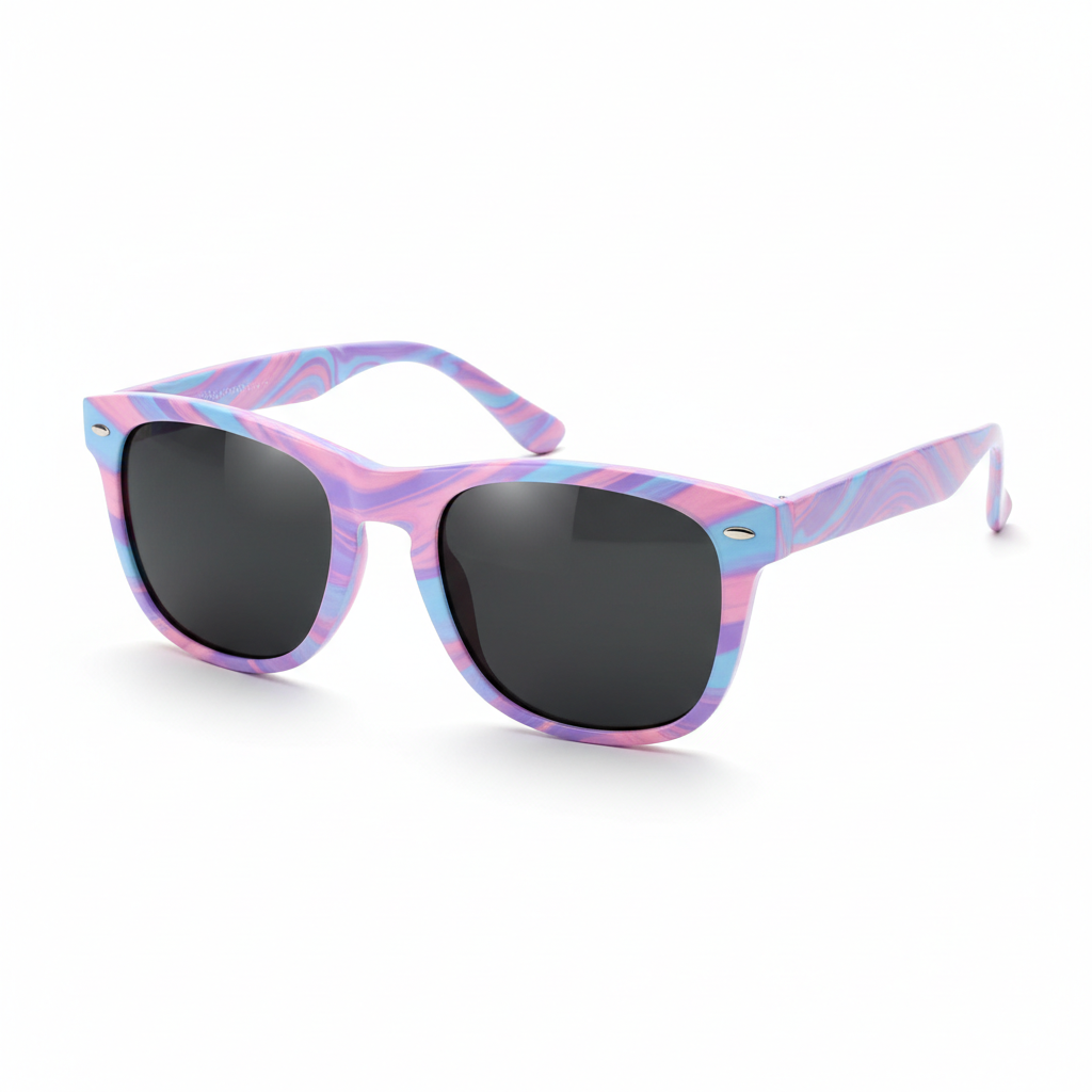 Bisexual Pride Sunglasses in pink, purple and blue