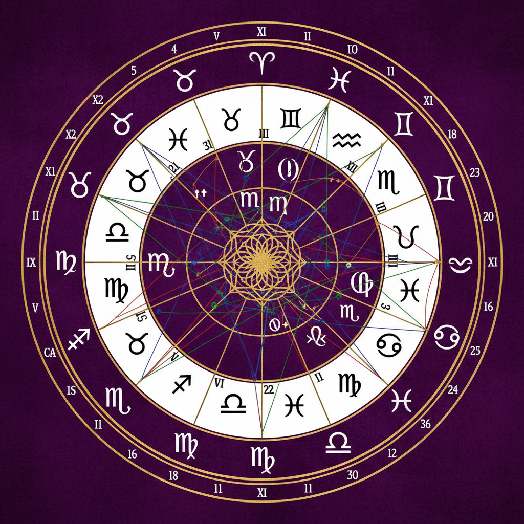 Personal natal chart reading, full birth personality astrology report by June Brennan