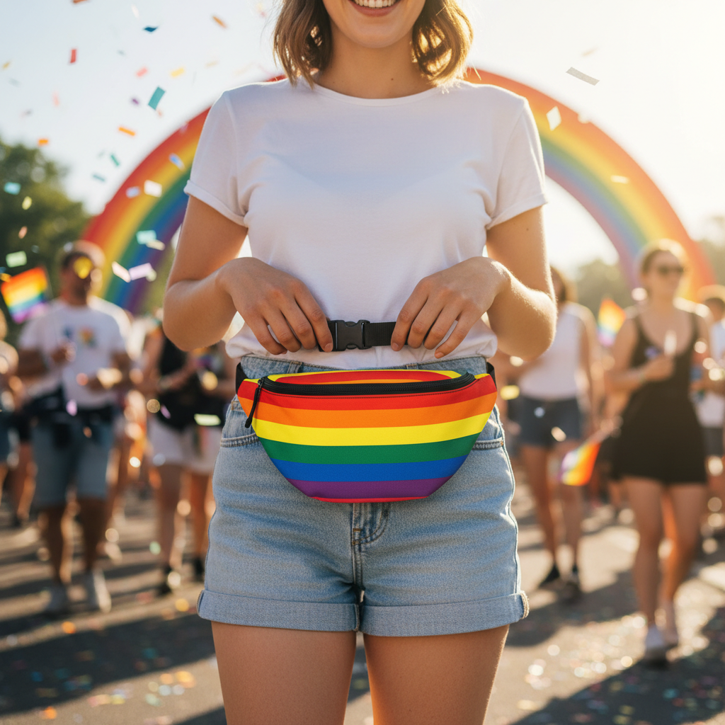 Rainbow Pride Bum Bag - Lifestyle
