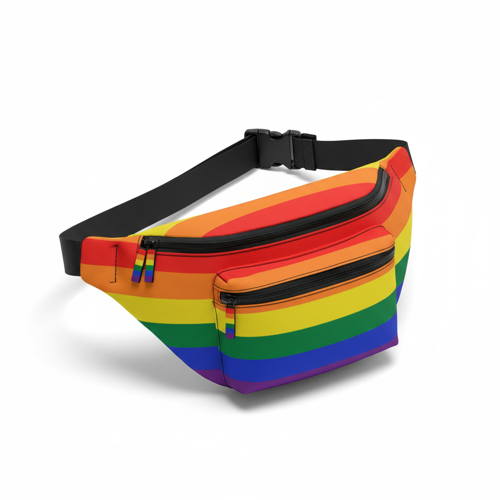 Rainbow Pride Bum Bag - Product Shot