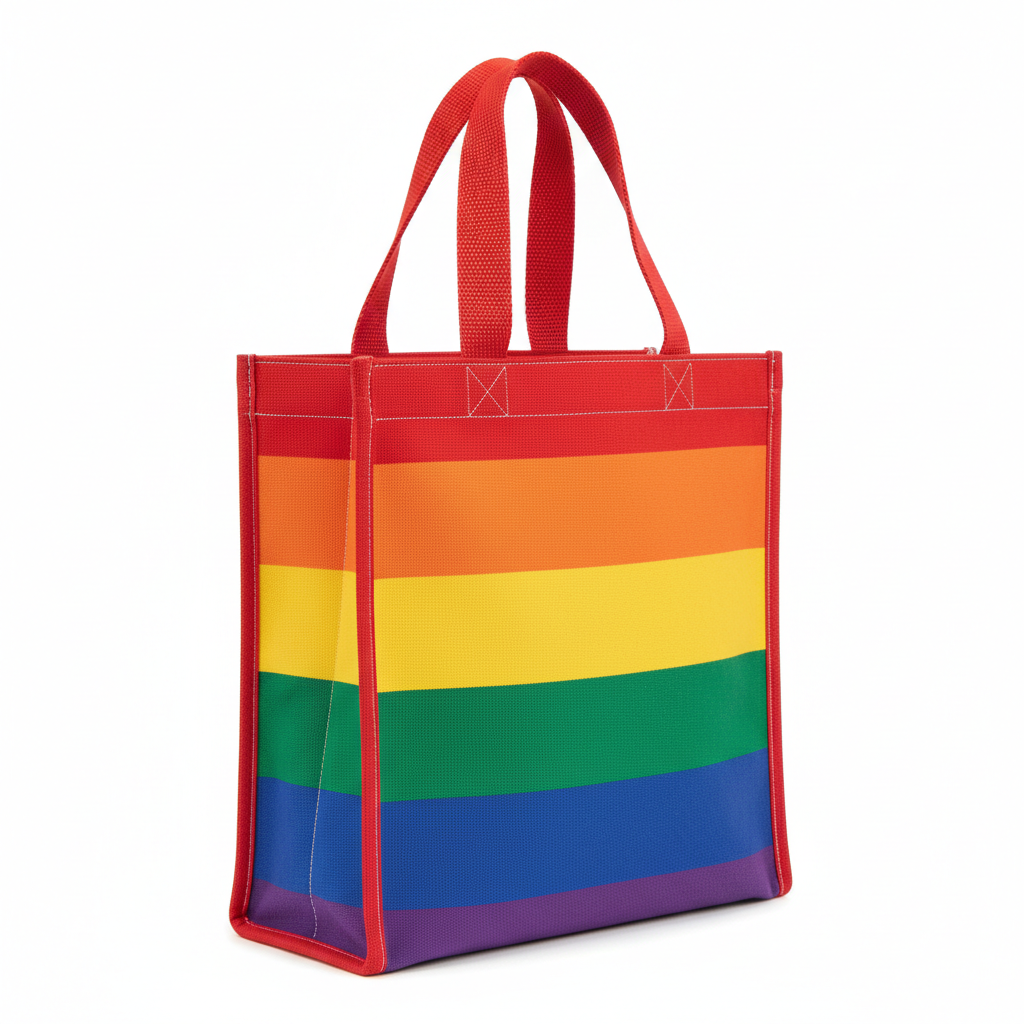 Rainbow Pride Canvas Tote Bag